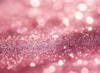 Glitter background in soft pink with a dreamy glow, HD Wallpaper.