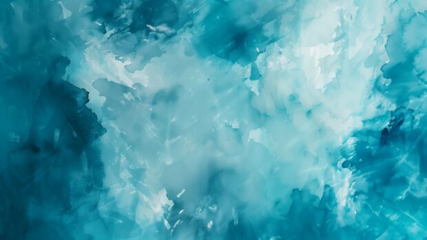 Light blue watercolor desktop wallpaper HD with calming.