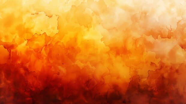 Orange watercolor background with vibrant hues.