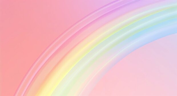 Pastel rainbow HD desktop wallpaper free download.