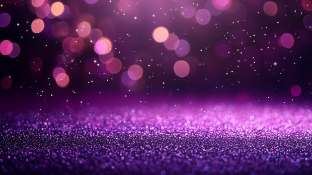 Purple 4K glitter wallpaper with a luxurious, rich sparkle.