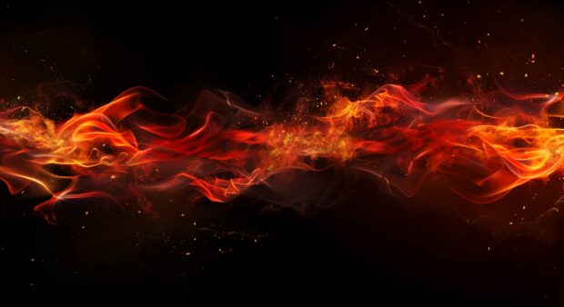 Red and black Fire frames wallpaper HD.