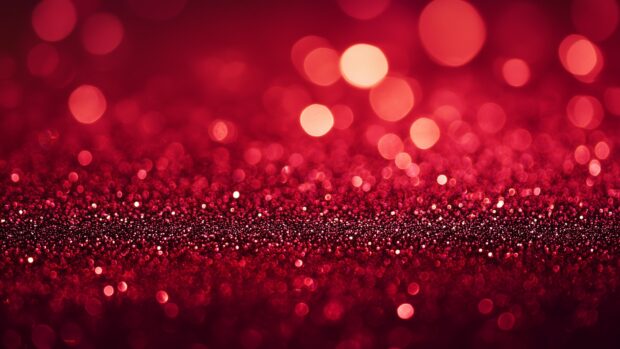 Red glitter wallpaper with a fiery glow.