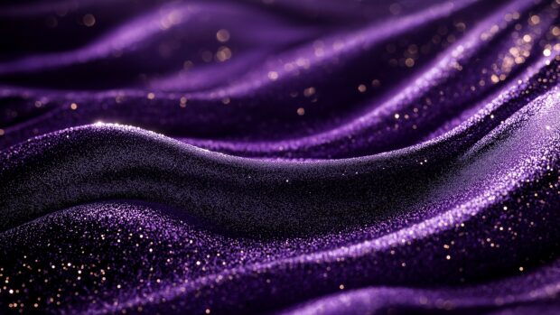 Regal purple glitter wallpaper for desktop.