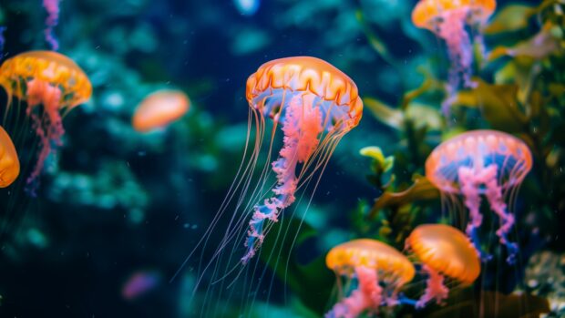 Sea animals wallpapers HD for desktop.