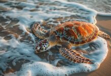 Sea turtle 4K Desktop wallpaper Free Download.