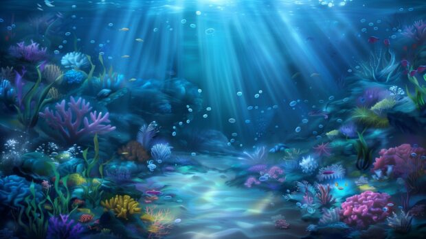 Under the Sea wallpaper HD for desktop background.