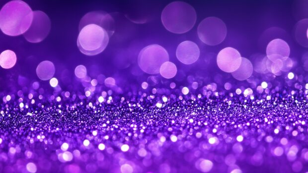 Vibrant purple glitter 4K wallpaper with a vivid, regal sparkle.