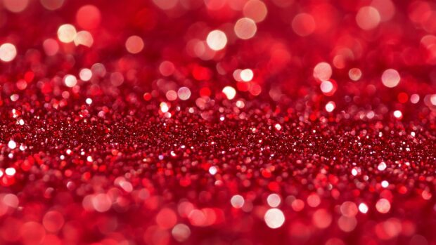 Vibrant red glitter background with a bold, HD wallpaper.