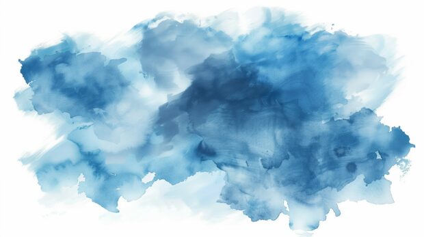 Watercolor background in shades of blue.