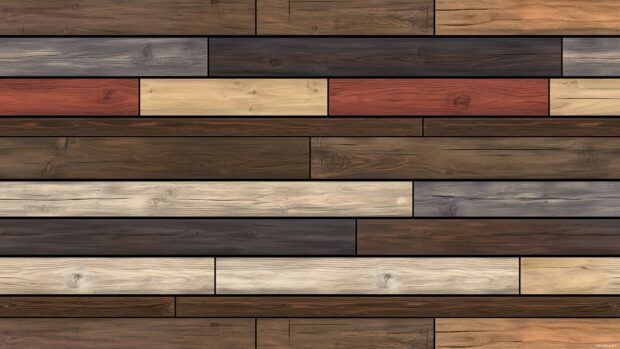 Wood background 4K with A seamless wooden plank floor pattern with natural wood tones.