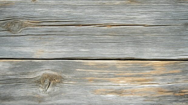 Wood background with a close up of aged, weathered wood with visible grain and texture.