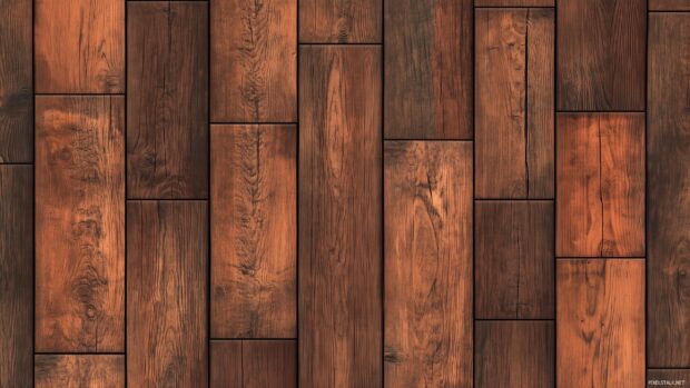 Wood desktop background QHD 2K with a seamless wooden plank floor pattern with natural wood tones.