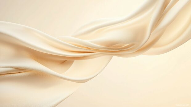 1920x1080 wallpaper HD with Elegant lines of flowing silk in white and cream tones against a soft gradient background.