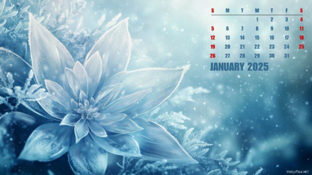 2025 January Calendar Wallpaper Desktop.