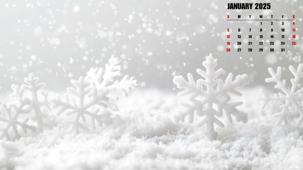 2025 January Calendar Wallpaper HD Free download.