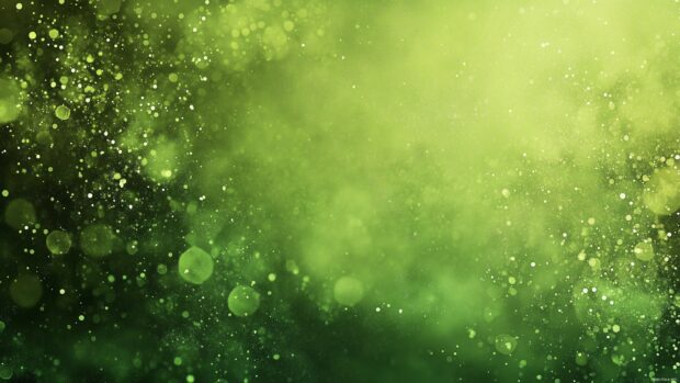 4K green wallpaper with a soft, abstract bokeh effect, providing a gentle and sophisticated ambiance.