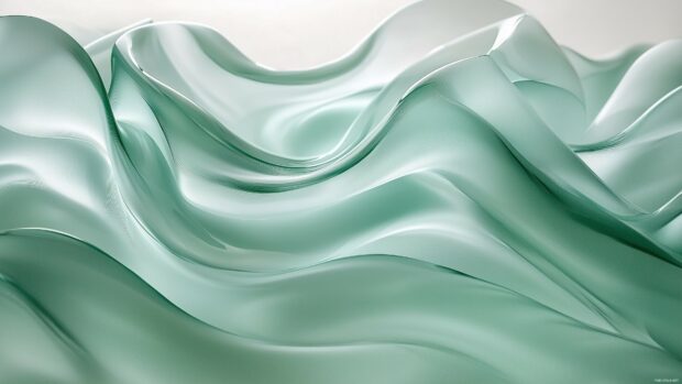 4K light green wallpaper with a subtle, flowing wave pattern.