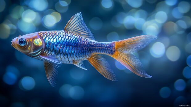 A 3D fish HD Wallpaper.