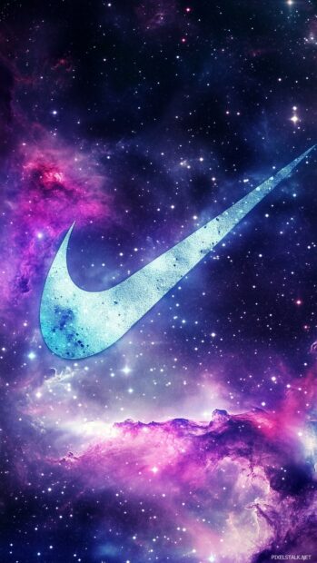 A Nike logo Galaxy Wallpaper.