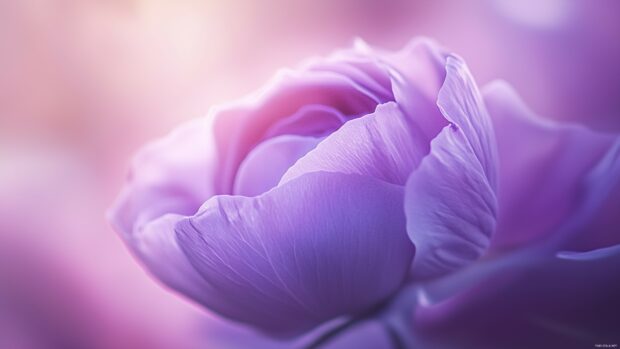 A blooming lavender rose with soft petals unfurling.