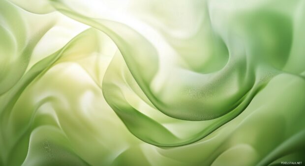 A clean green wallpaper HD with a gentle, abstract design that evokes tranquility and sophistication.