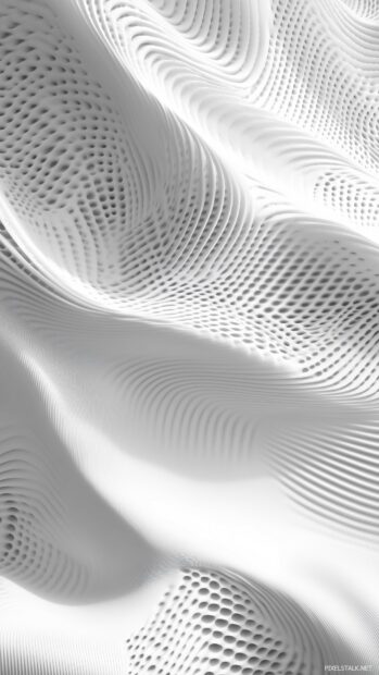 A cool 3D wave pattern, elegantly curving and flowing in a simple, minimalist style with soft gradients, creating a cool, smooth effect.