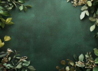 A forest green HD wallpaper with a smooth, matte finish, conveying a sense of sophistication and serenity.