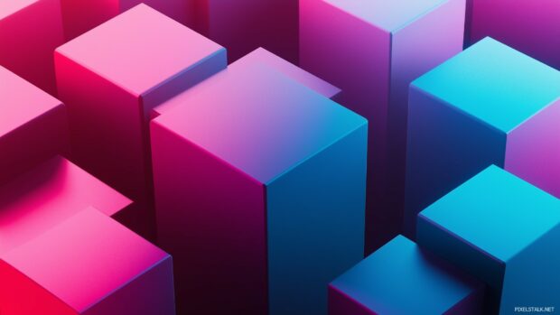 A geometric 3D pattern of cubes arranged in a minimalistic gradient, with a clean and refined layout.