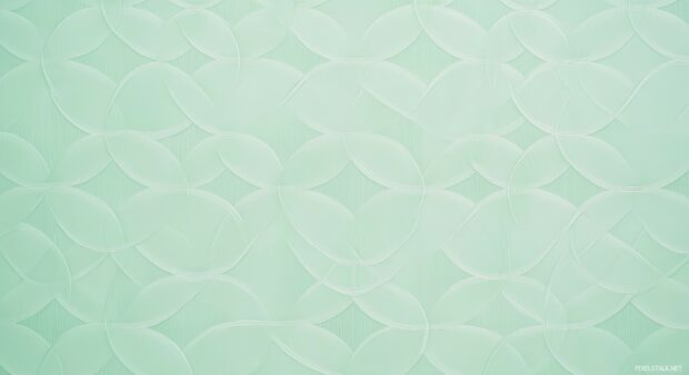 A pastel green wallpaper featuring a subtle, elegant geometric pattern.