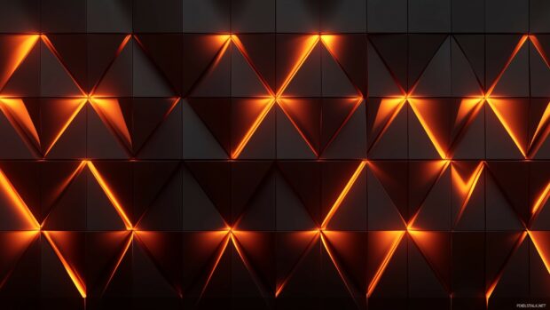 A series of elegant 3D pyramids aligned in a repeating pattern, with soft lighting that emphasizes the simplicity of the design.