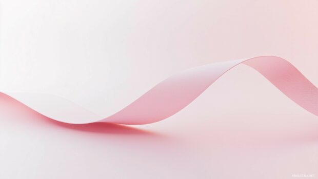 A smooth, flowing 3D ribbon.