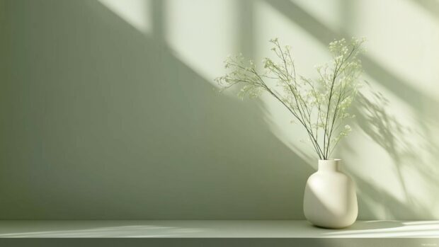 A soft light green 4K Resolution Background with a smooth, matte finish, exuding a sense of tranquility and refinement.