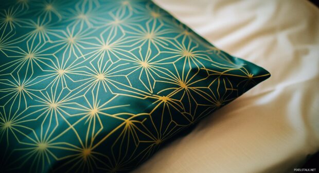 A sophisticated green wallpaper HD featuring a delicate, faint geometric pattern.