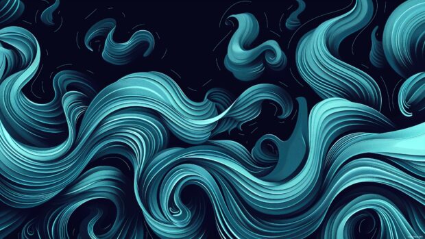 An abstract Cool pattern with dynamic lines and layers creating a sense of movement.