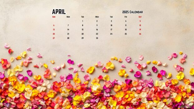 April 2025 Calendar Background 2.