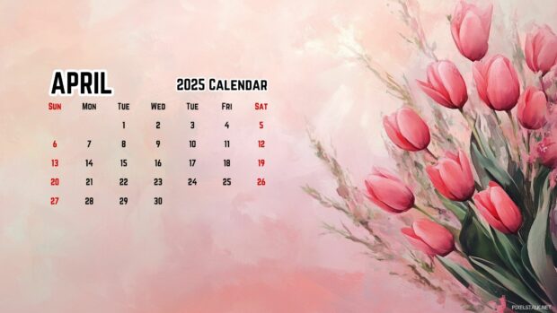 April 2025 Calendar Wallpaper HD for PC 3.