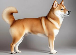 Awesome Shiba Dog HD wallpaper.