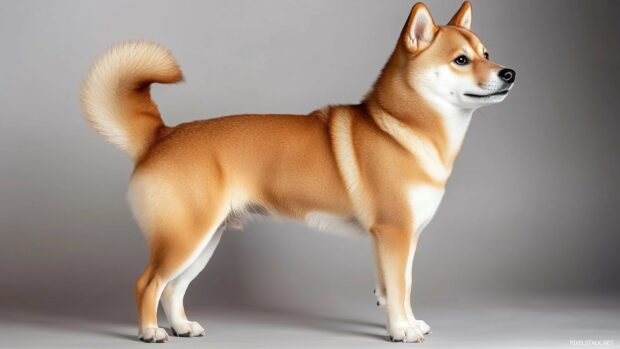 Awesome Shiba Dog HD wallpaper.