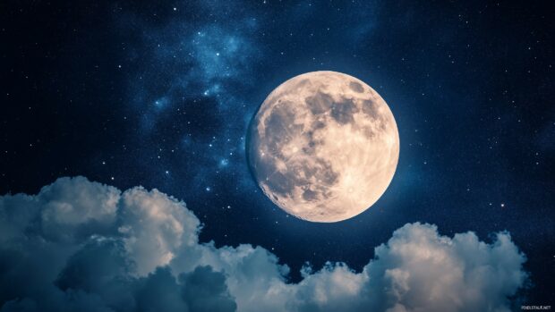 Beautiful Moon wallpaper HD.