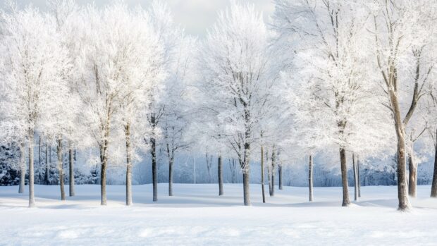 Cool winter blues and whites, transitioning smoothly to create a serene and elegant winter backdrop.