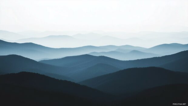 Dark Mountains Landscape High quality Wallpaper.