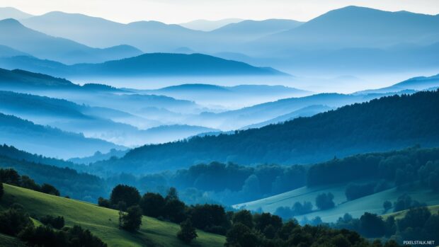 Dark Mountains Landscape High quality Wallpaper HD for desktop.