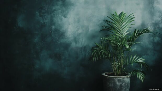 Dark green HD desktop background featuring a clean, flat surface with a slight sheen, emphasizing simplicity and elegance.