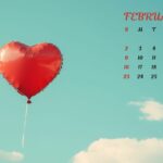 Free Download February 2025 Calendar Wallpaper HD 1080p.