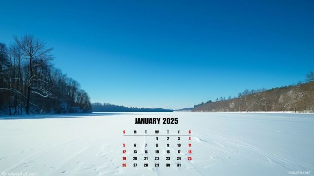 Free Download January 2025 Calendar Wallpaper 1080p.