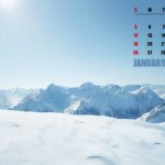 Free download 2025 January Calendar Wallpaper.