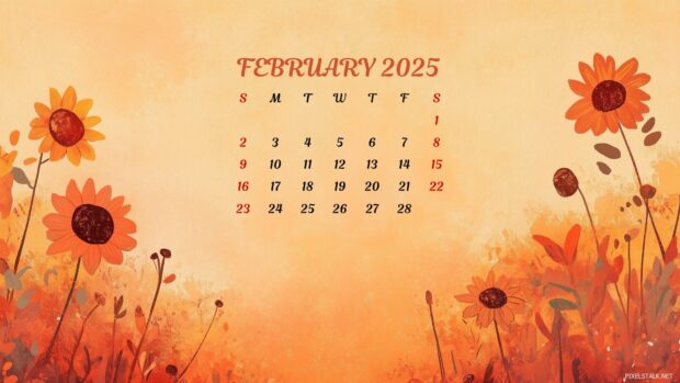 HD Wallpaper 2025 January Calendar.