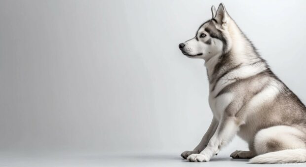 Husky dog HD  wallpaper.