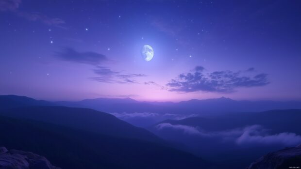 Moon Desktop Wallpaper HD free download.